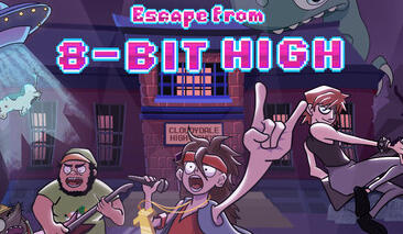 escape from 8-bit high banner
